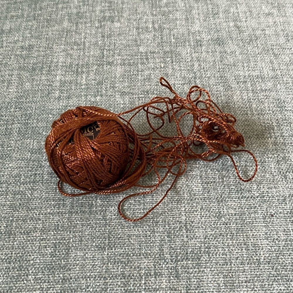 Brown Needlepoint Thread Yarn